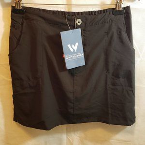 WHITE SIERRA STRETCH SHORTS SMALL BLK WOMENS SIZE
